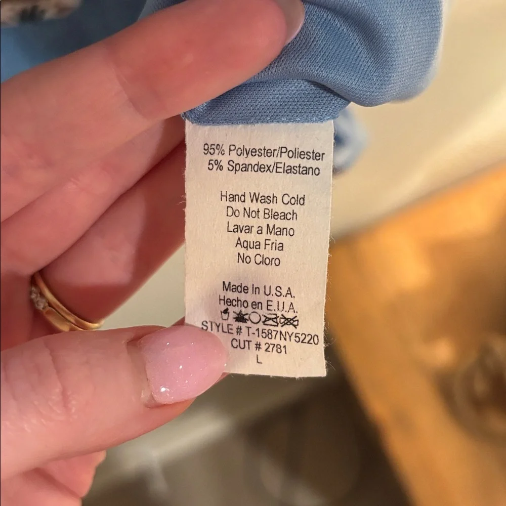 Blue Western Print Vest - Picture 4 of 4